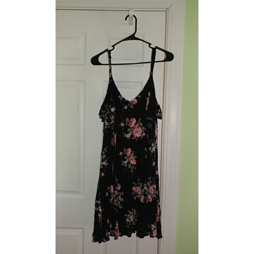 NWOT Torrid Black Floral Dress